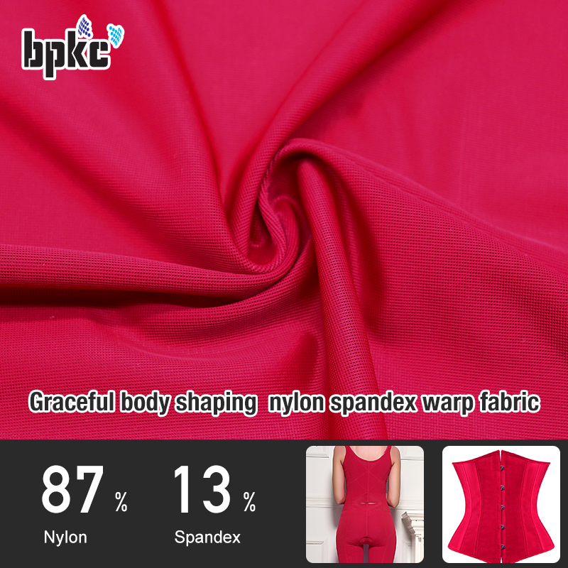 Graceful body shaping  nylon spandex warp fabric